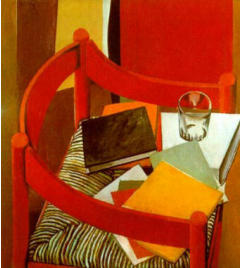 Renato Guttuso, "La sedia rossa", 1968