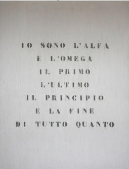 Vincenzo Agnetti, Ritratto di Dio, 1970