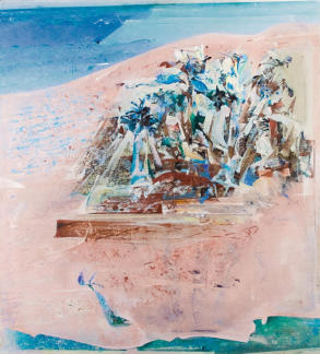 Beppe Martinelli, "Nella spiaggia rosa dell'isola", 1996/97