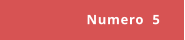Numero  5