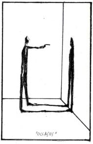 Lamberto Correggiari,"Occasus", disegno