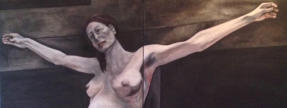  «Redemption» (olio su tela, 80x200 cm).