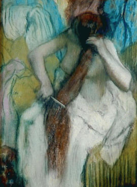 Degas, Donna che si pettina, 1887